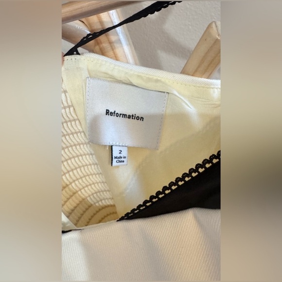 Reformation Melanie Top In Ivory, brand new, never worn, no flaws. - Picture 8 of 10